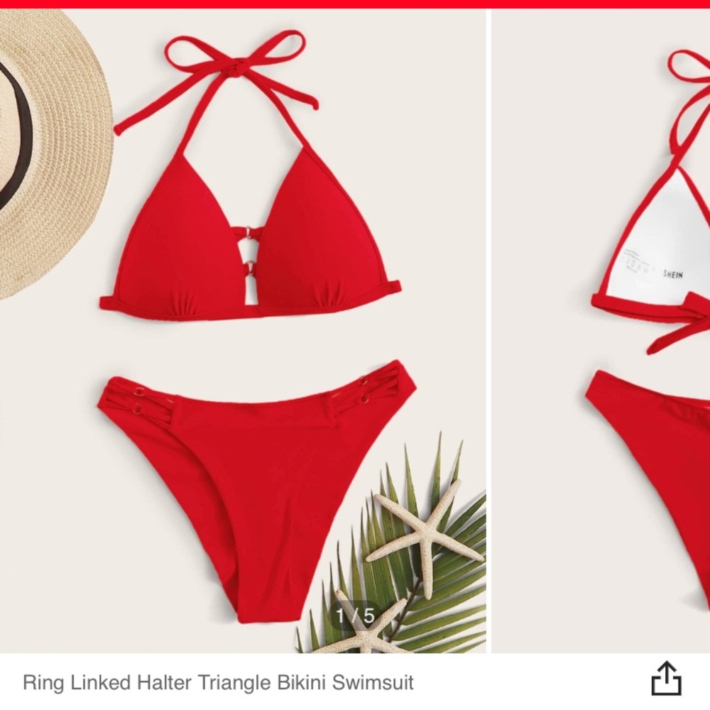 Nwt-Shein Bikini-Triangle top